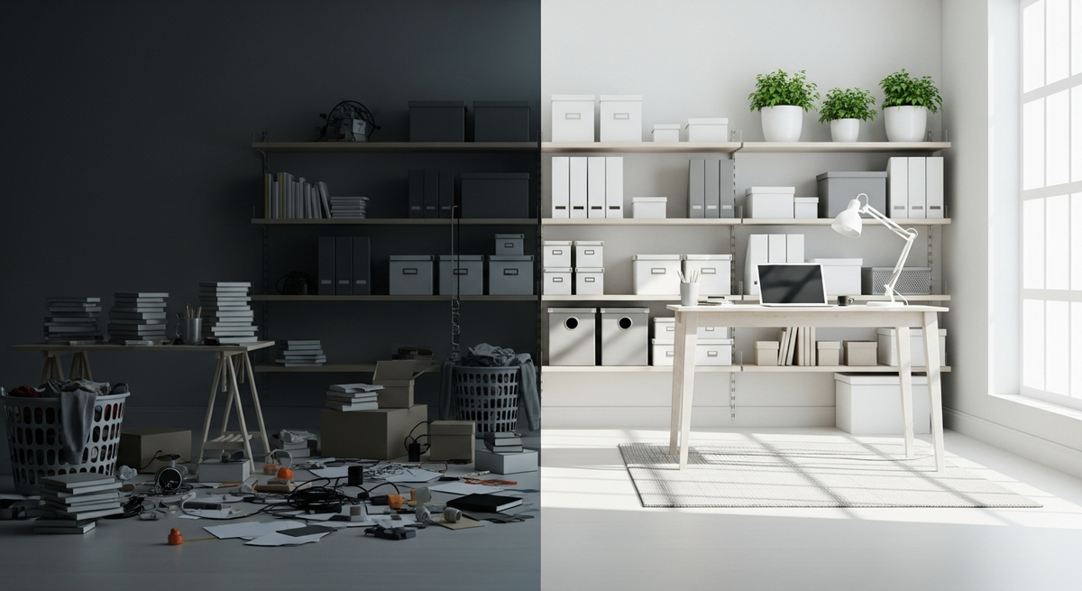 How to Conquer Overwhelming Clutter & Find Serenity in Your Home - overwhelming clutter, household disorganization, stressed by mess