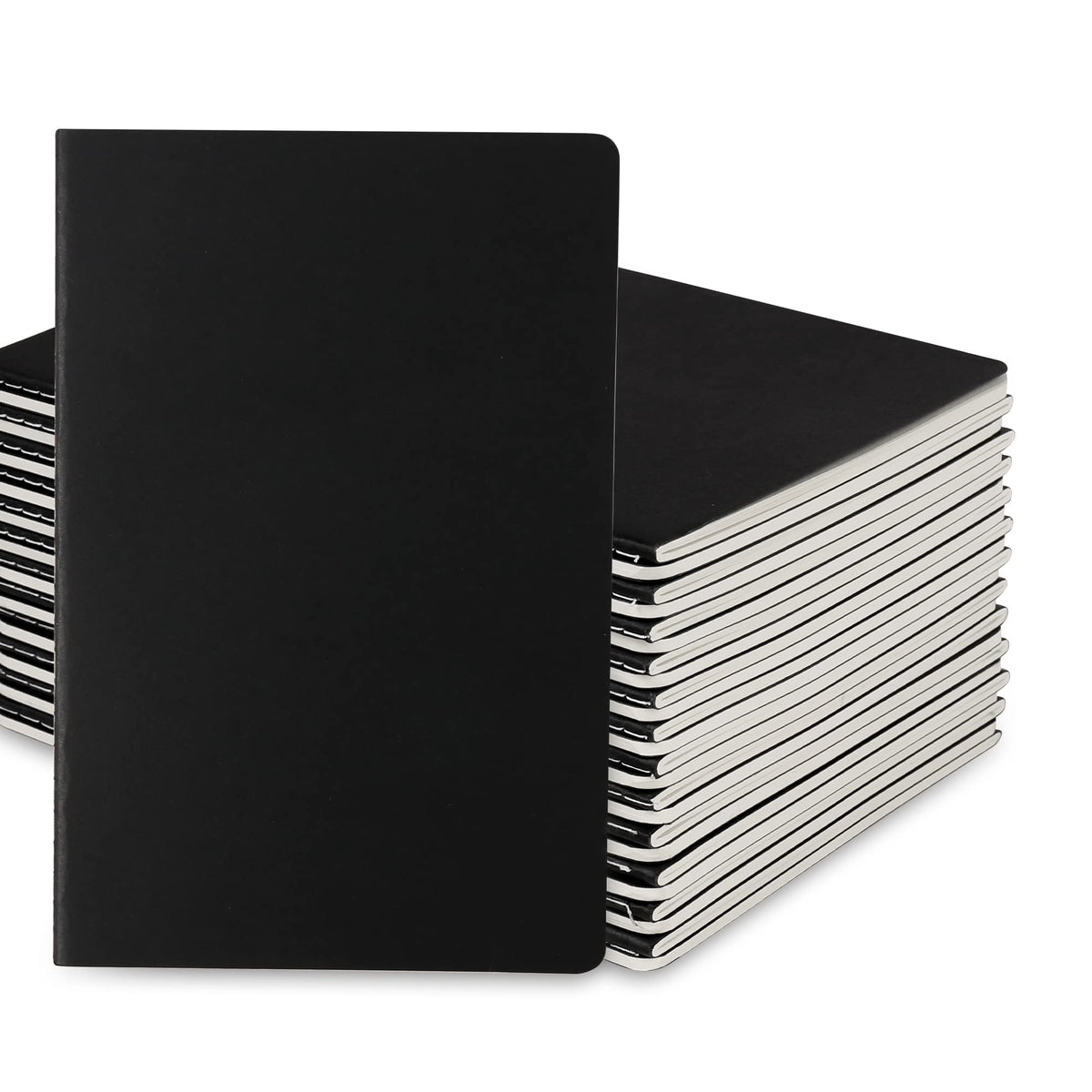 Black Premium A5 Notebook - 192 Lined Pages