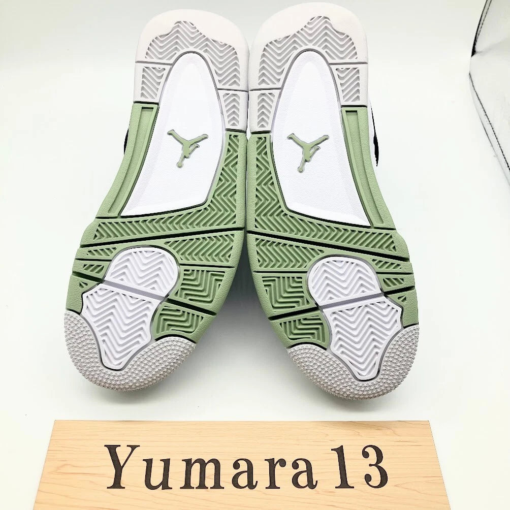 Nike Wmns Air Jordan 4 Retro Seafoam Oil Green AQ9129-103 US 5-15 Size New