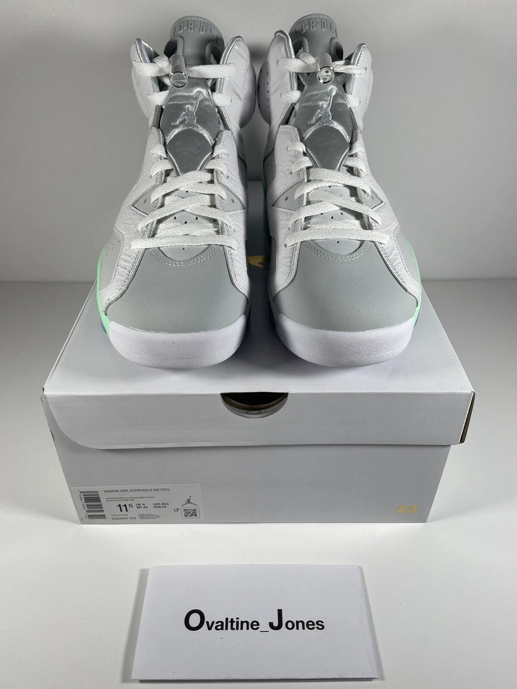 Size 11.5W / 10M - Nike Air Jordan 6 Retro Mint Foam DQ4914-103