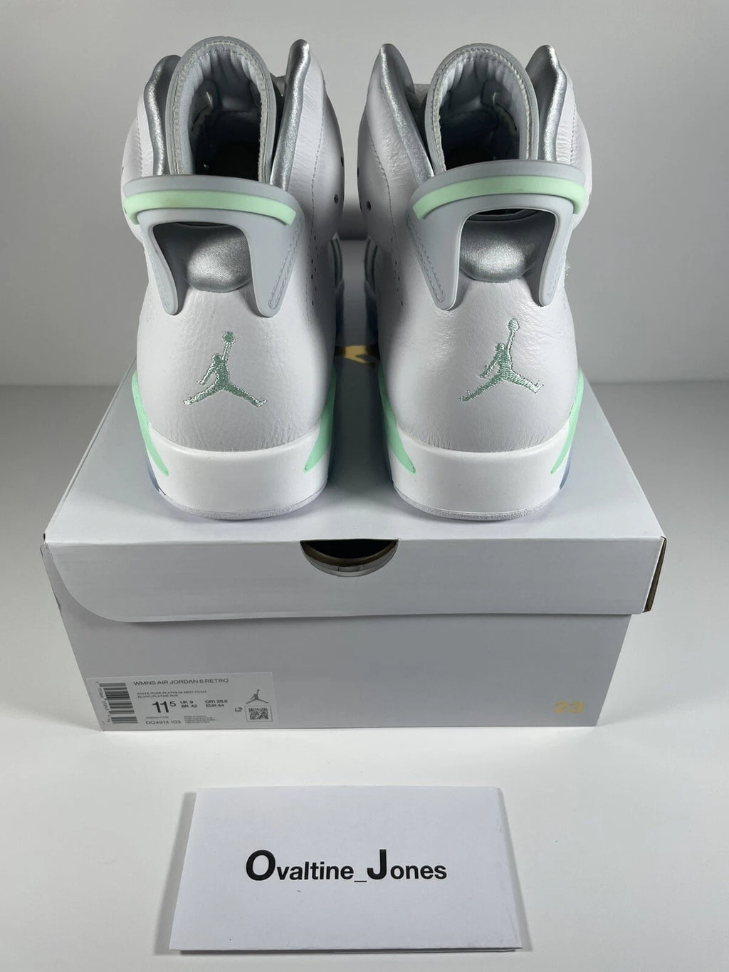 Size 11.5W / 10M - Nike Air Jordan 6 Retro Mint Foam DQ4914-103