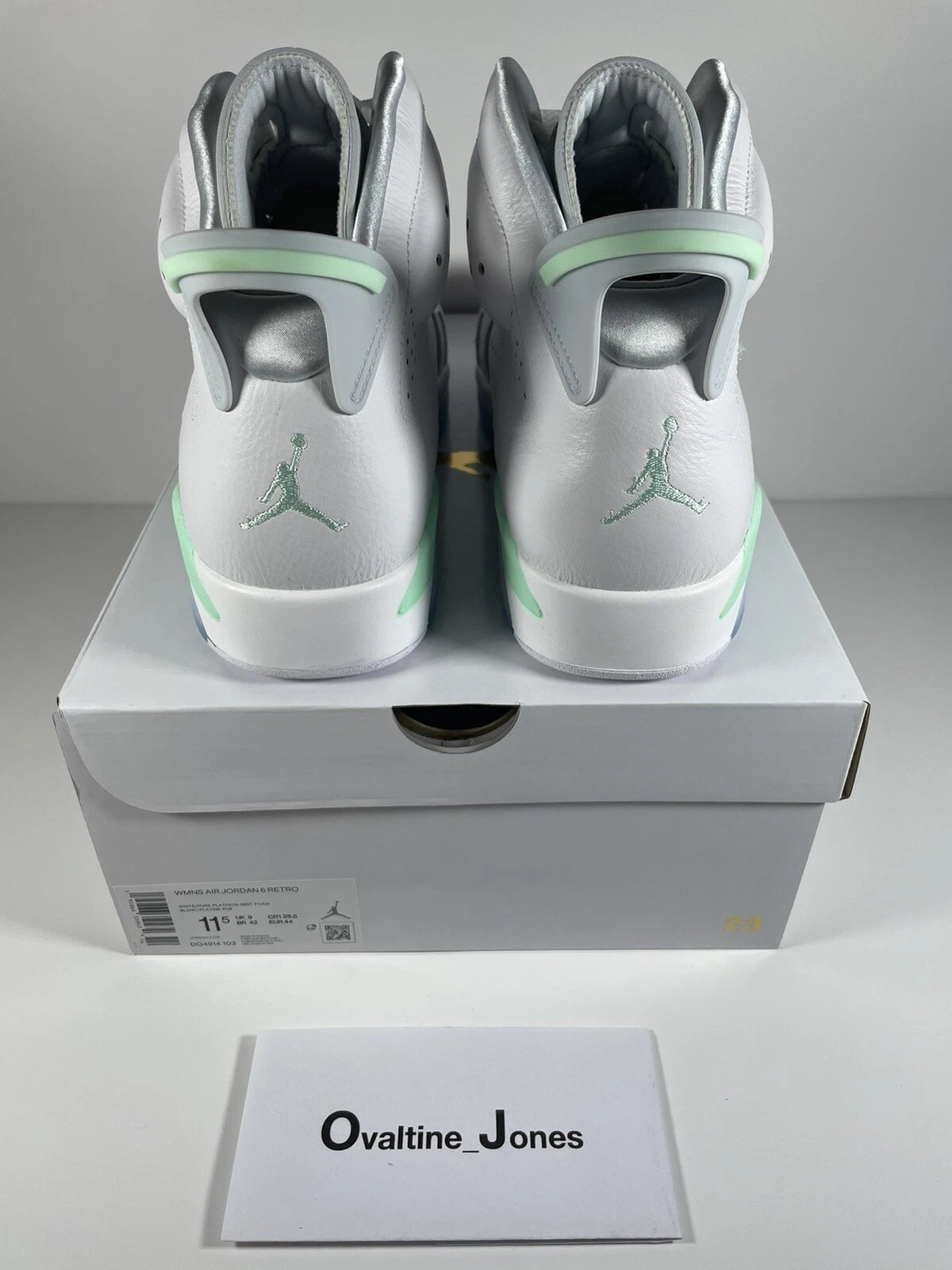 Size 11.5W / 10M - Nike Air Jordan 6 Retro Mint Foam DQ4914-103