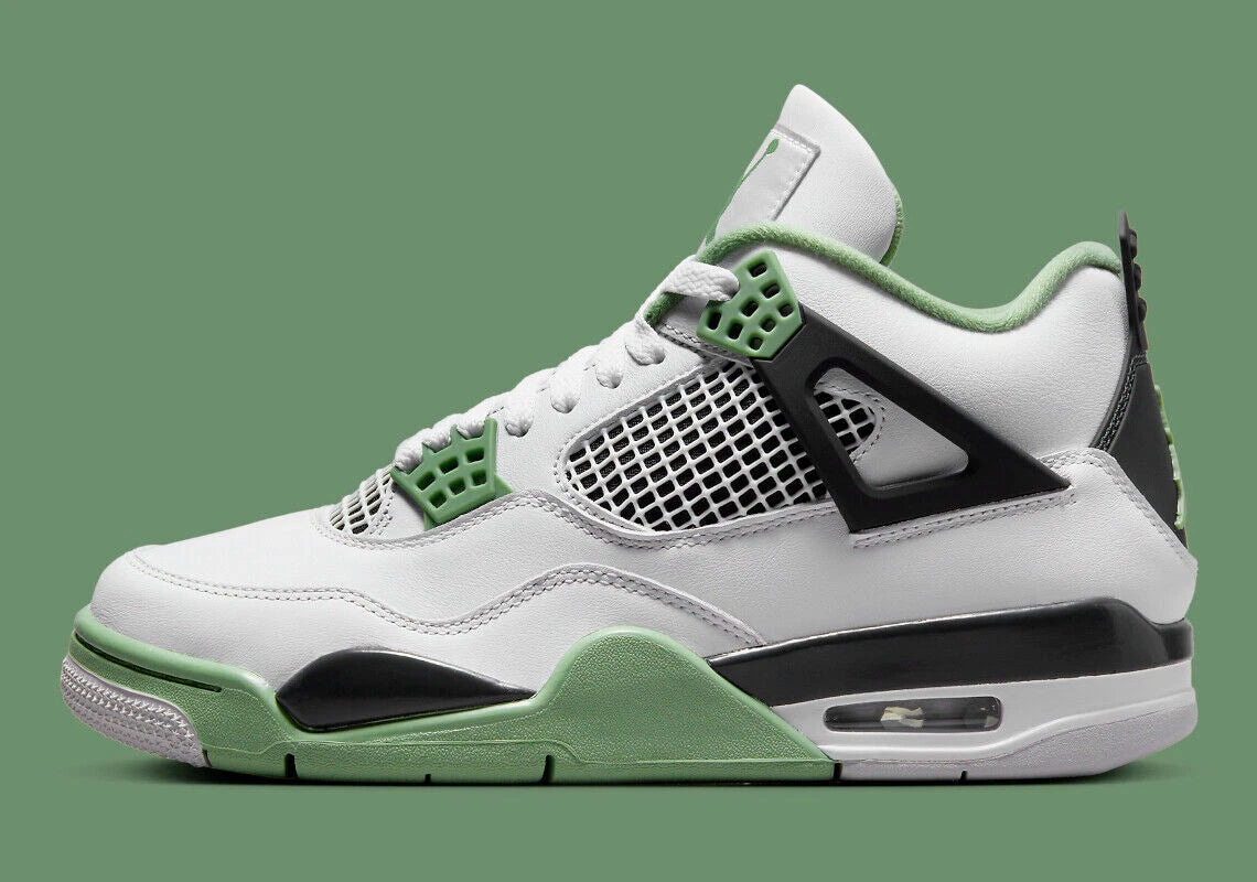 Nike Wmns Air Jordan 4 Retro Seafoam Oil Green AQ9129-103 US 5-15 Size New